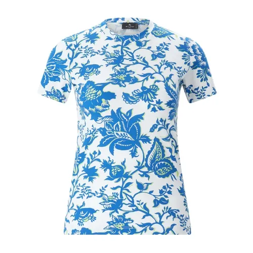 Etro - Tops > T-Shirts - Blue - Etro - Modalova