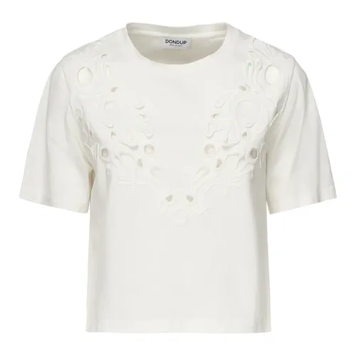 Dondup - Tops > T-Shirts - White - Dondup - Modalova