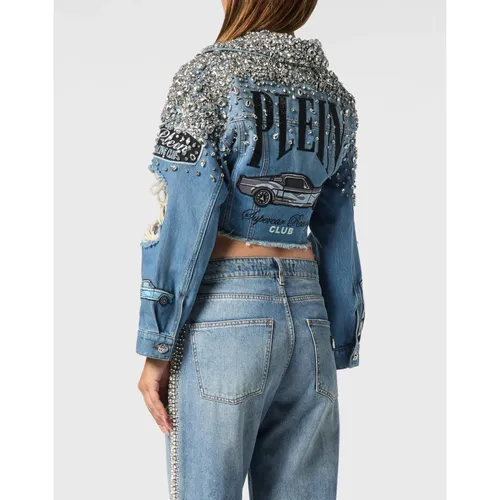 Jackets > Denim Jackets - - Philipp Plein - Modalova