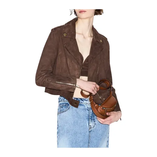 Jackets > Leather Jackets - - Armani Exchange - Modalova