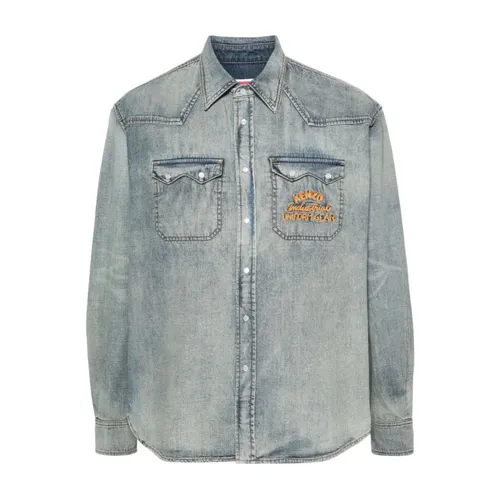 Shirts > Denim Shirts - - Kenzo - Modalova