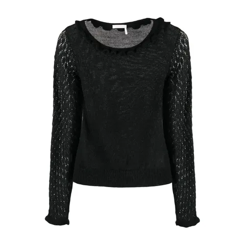 Knitwear > Round-neck Knitwear - - See by Chloé - Modalova