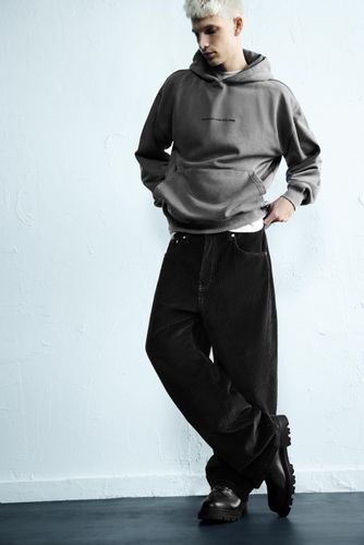 Pantalon Baggy En Velours Côtelé - Pull&Bear - Modalova