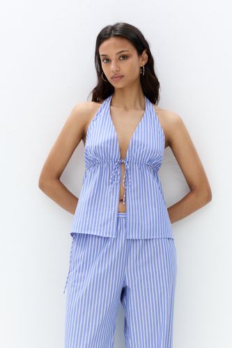 Top À Rayures Avec Nœud - Pull&Bear - Modalova