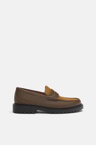 Mocassins En Cuir Stwd By Pleasures - Pull&Bear - Modalova