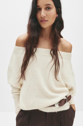 Pull Asymétrique Maille Douce - Pull&Bear - Modalova