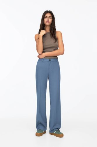 Pantalon Habillé Straight Taille Haute - Pull&Bear - Modalova