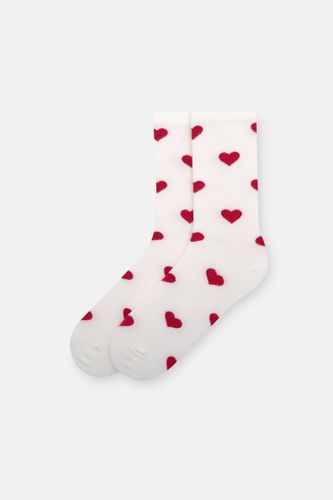 Chaussettes Hautes Cœurs - Pull&Bear - Modalova