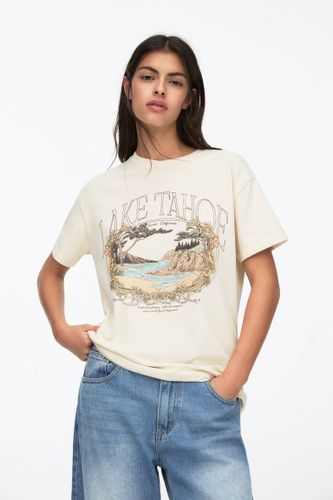 T-Shirt Lake Tahoe - Pull&Bear - Modalova