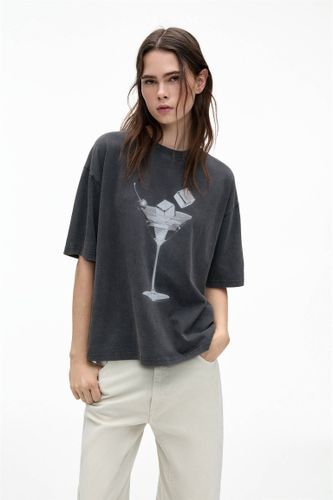 T-Shirt Oversize Cocktail - Pull&Bear - Modalova