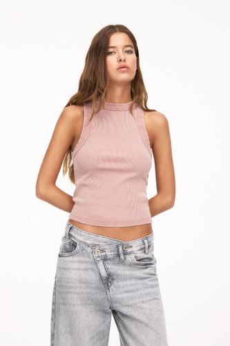 Débardeur À Encolure Américaine Et Liserés - Pull&Bear - Modalova