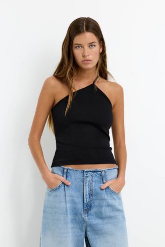 Top À Bretelles Fines Asymétriques - Pull&Bear - Modalova