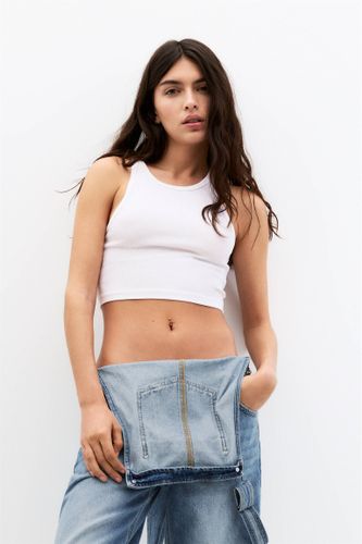 Débardeur Basique Cropped - Pull&Bear - Modalova