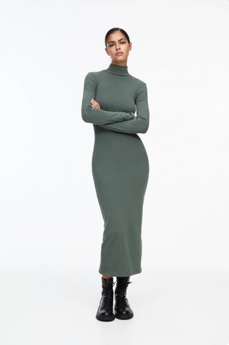 Robe Midi Col Cheminée - Pull&Bear - Modalova