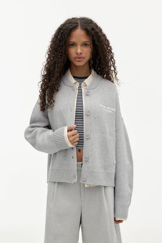 Veste Base-Ball Avec Inscription Brodée - Pull&Bear - Modalova