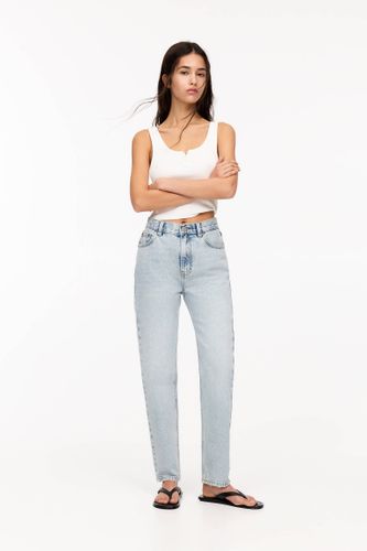 Jean Mom Fit Taille Haute - Pull&Bear - Modalova