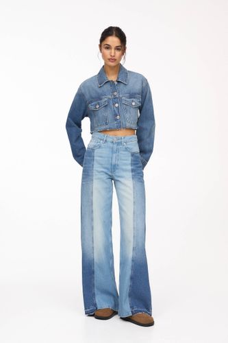 Jean Large Patchwork - Pull&Bear - Modalova
