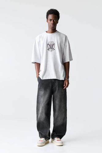 T-Shirt Tête De Mort One Piece - Pull&Bear - Modalova