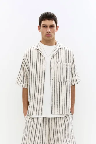 Chemise À Rayures Style Rustique - Pull&Bear - Modalova