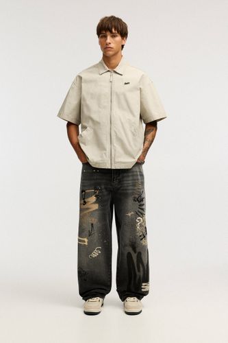 Jean Skate Graffiti Stwd - Pull&Bear - Modalova