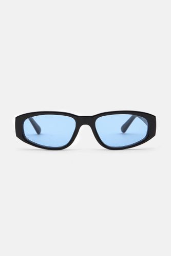 Lunettes De Soleil Monture Épaisse Et Verres Bleus - Pull&Bear - Modalova