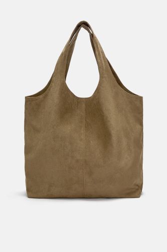 Sac Cabas En Suédine - Pull&Bear - Modalova