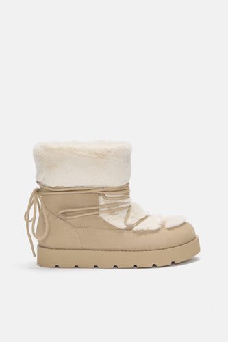 Bottes Fausse Fourrure Doublées - Pull&Bear - Modalova