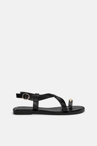 Sandales Plates Ornement Métallique - Pull&Bear - Modalova