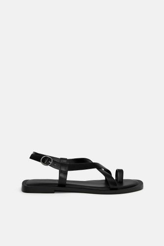 Sandales Plates Entredoigt - Pull&Bear - Modalova