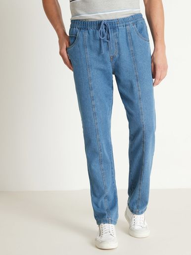 Pantalon 5 poches denim léger - Daxon.fr - Modalova