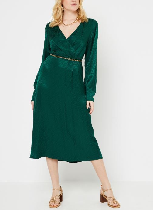 Vêtements Vis Jacquard Wrap Midi Dress pour Accessoires - Tommy Hilfiger - Modalova