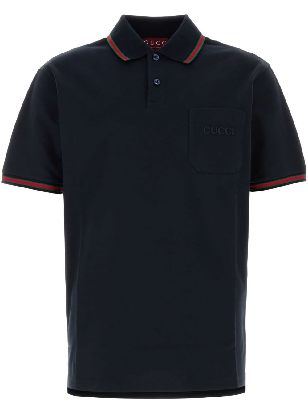 Cotton Embroidered Polo Shirt - Gucci - Modalova