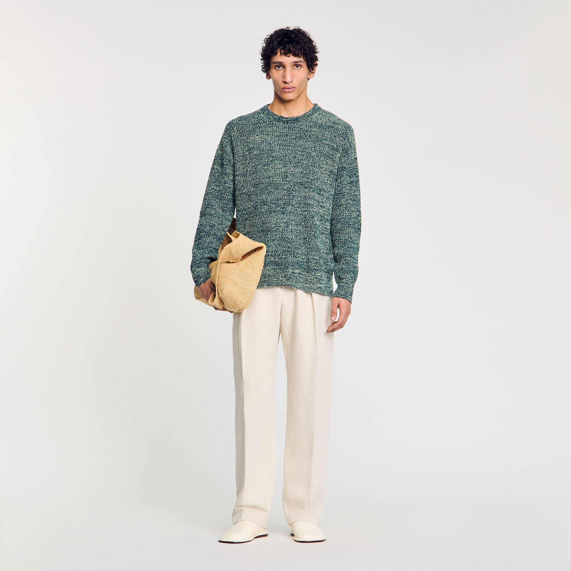 Pull en maille chenille - Sandro Paris - Modalova