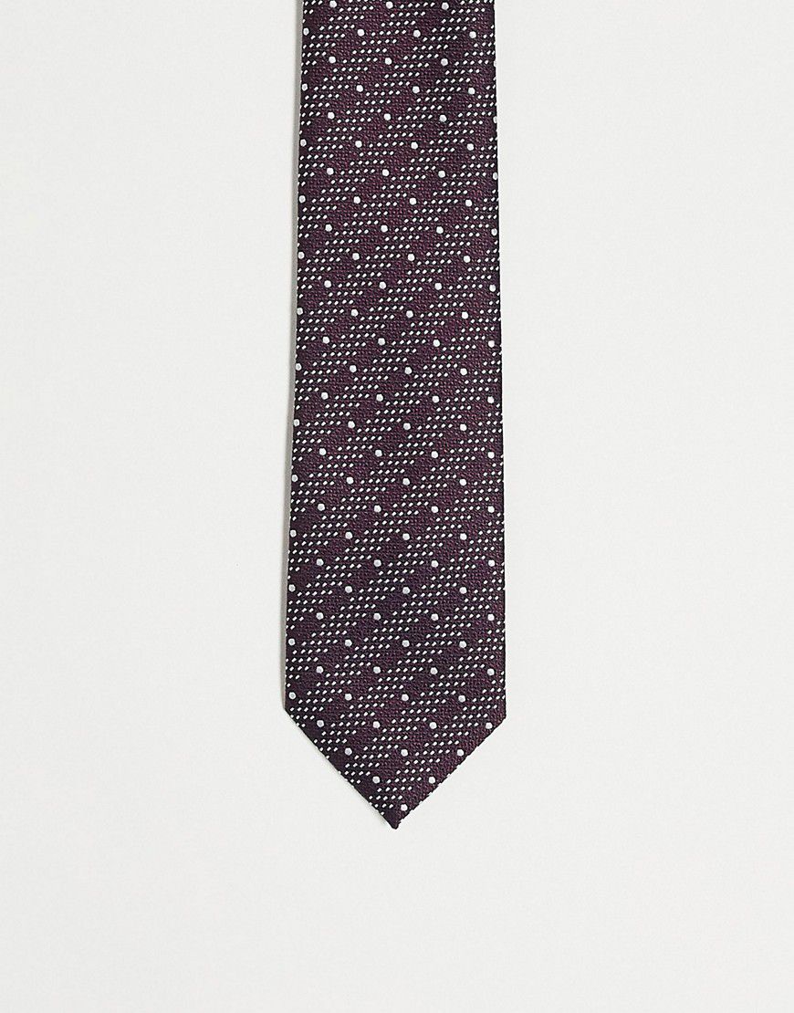 Cravate imprimée - Bordeaux - Harry Brown - Modalova
