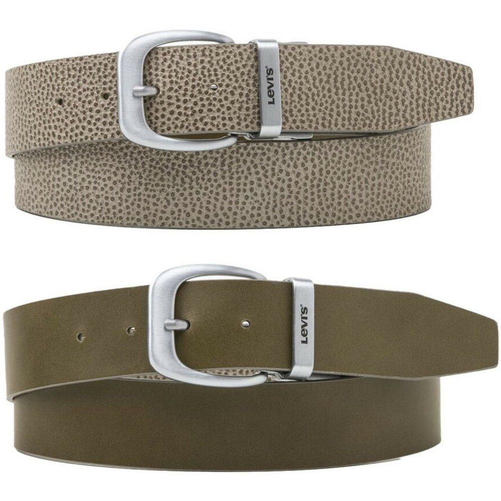 Ceinture reversible en cuir taupe - Levi's Accessoires - Modalova