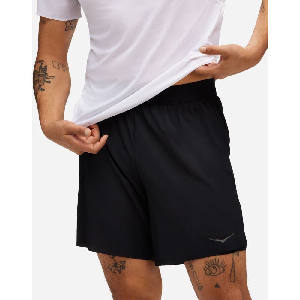 Short 2-en-1 Glide 18 cm en Taille XS | Shorts - HOKA - Modalova