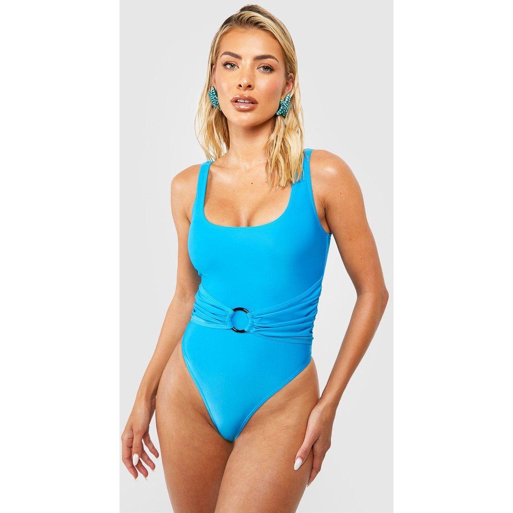 Maillot De Bain Sculptant À Anneau - 34 - boohoo - Modalova