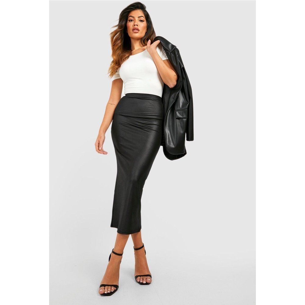 Jupe Longue Brillante - 34 - boohoo - Modalova