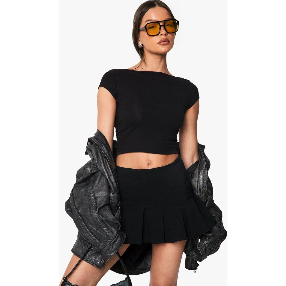 Jupe-Short De Tennis Plissée - 36 - boohoo - Modalova