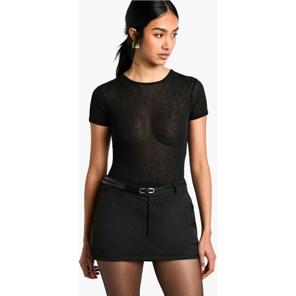 Jupe-Short Habillée À Ceinture - 36 - boohoo - Modalova