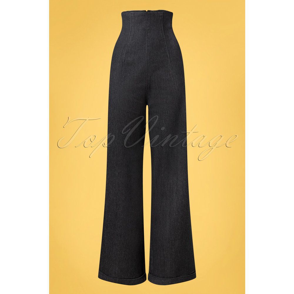 Kiki High Waisted Jeans Années 50 en - collectif clothing - Modalova