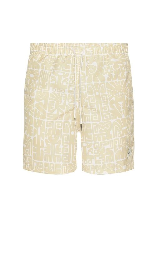 SHORT DE BAIN SAND WILD GLYPH in . Size M, S, XL/1X - Bather - Modalova