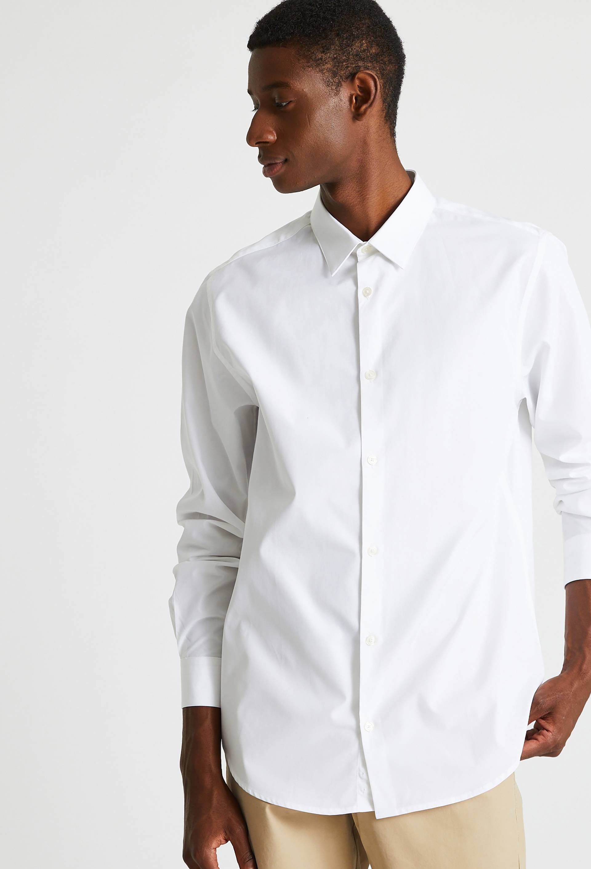 Chemise ville double retors en coton - MONOPRIX PREMIUM - Modalova