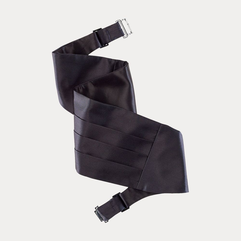 Ceinture de smoking satin de soie - Polo Ralph Lauren - Modalova