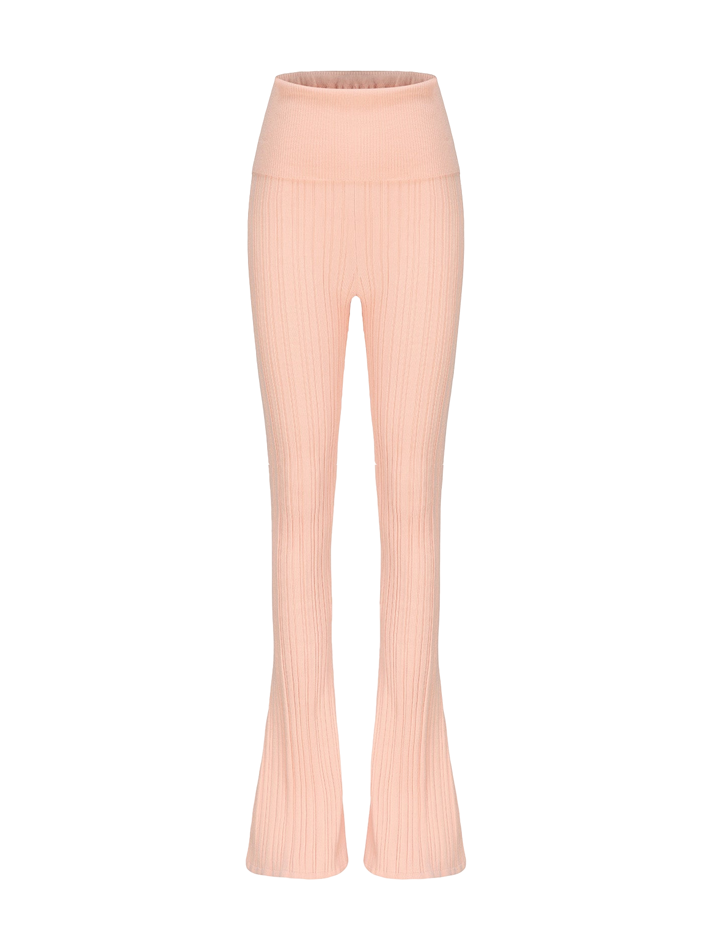 Janelle Knit Pants (Peach) - L - High waisted pants - Nana Jacqueline - Modalova