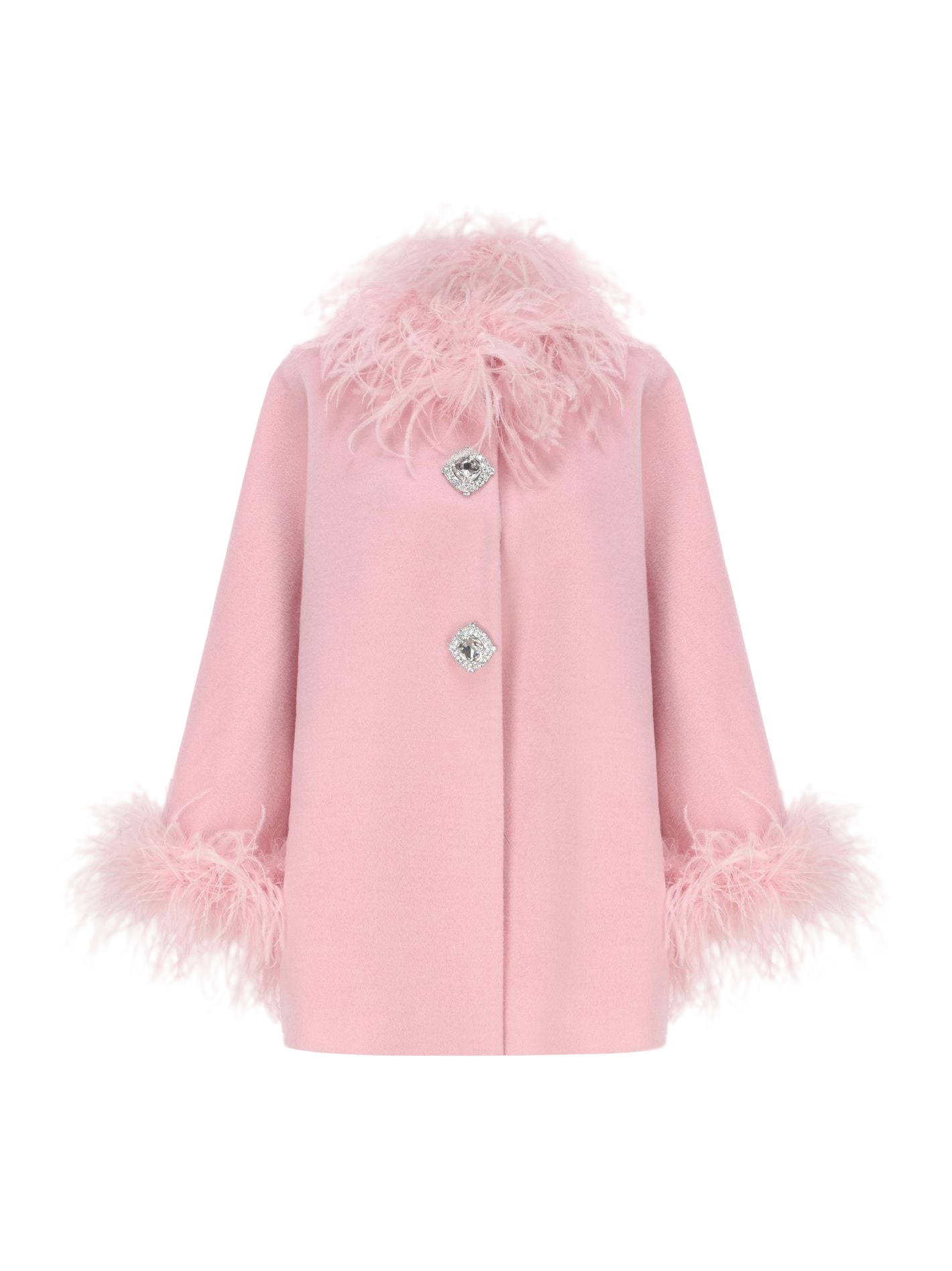 Angelica Feather Coat () - M - Coats - Nana Jacqueline - Modalova