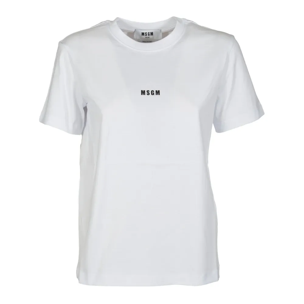 Msgm - Tops > T-Shirts - White - Msgm - Modalova