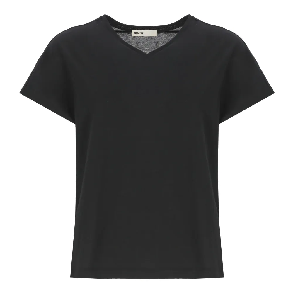 Khaite - Tops > T-Shirts - Black - Khaite - Modalova