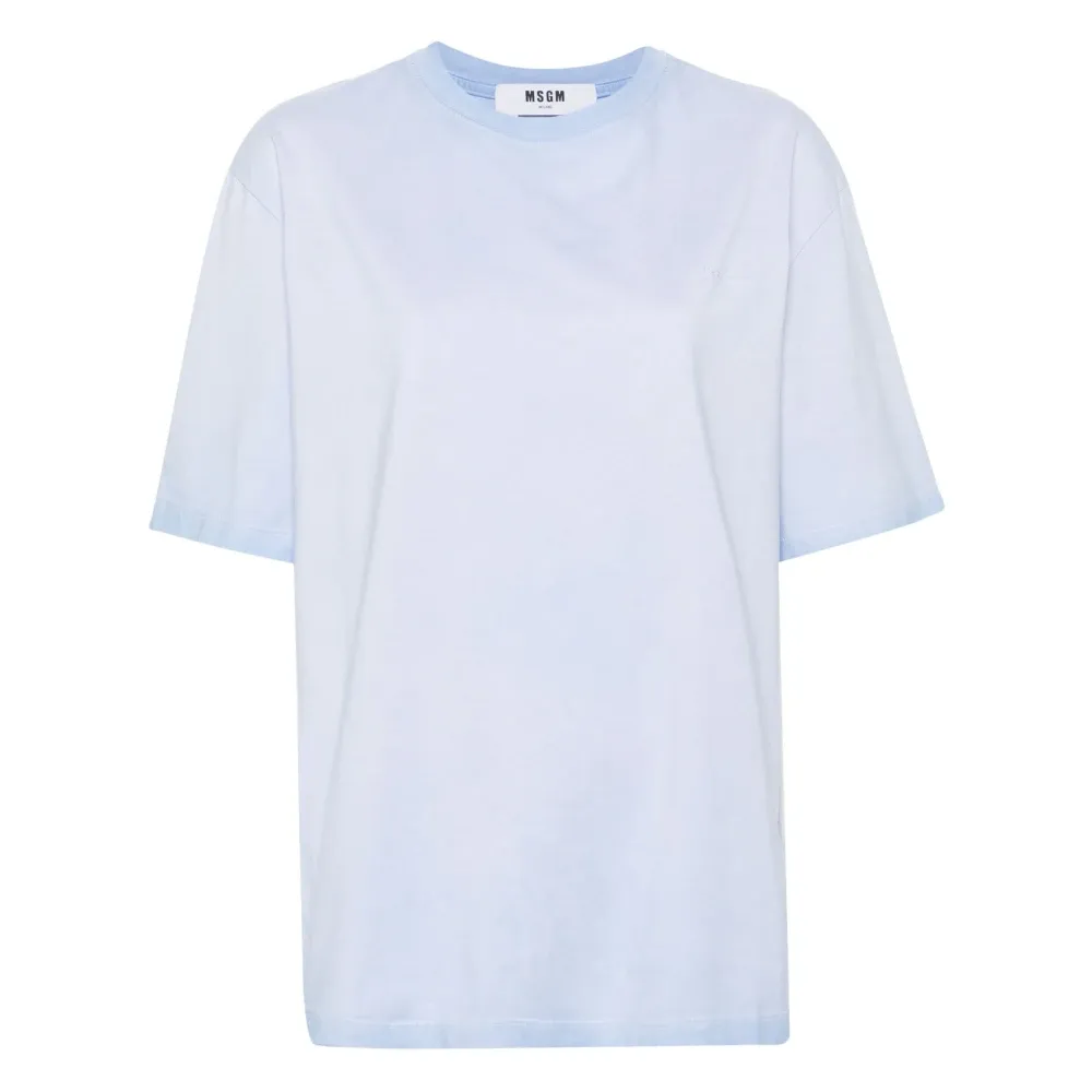 Msgm - Tops > T-Shirts - Blue - Msgm - Modalova
