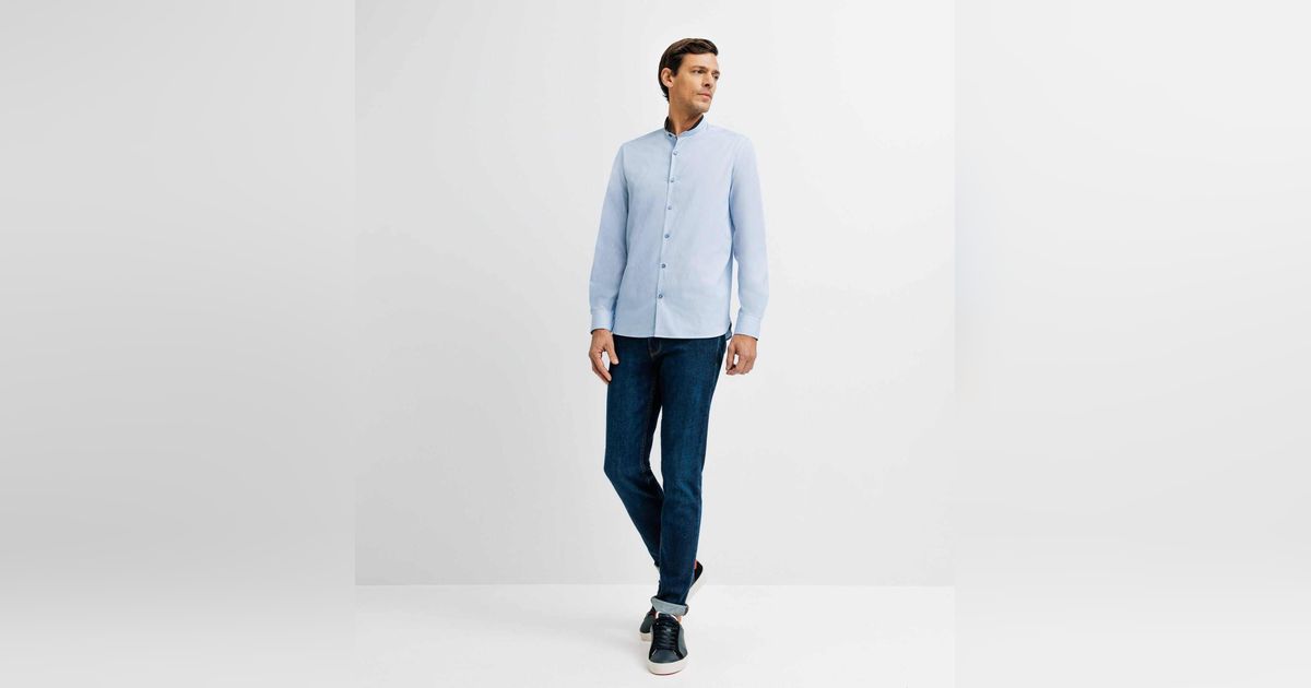 Chemise Col Mao IZAC pour Homme Modalova